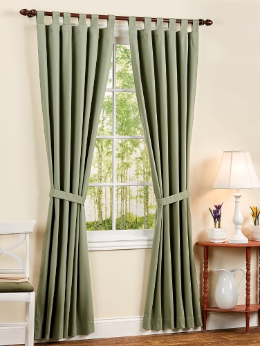 Tab-Top Insulated Curtains | Thermal Drapes Made With Cott