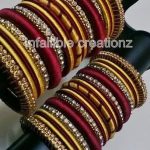 Bridal Bangles Designs | Bridal bangles, Silk thread bangles .