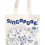 Singapore Maptote for Kapok | Tas, Kanv