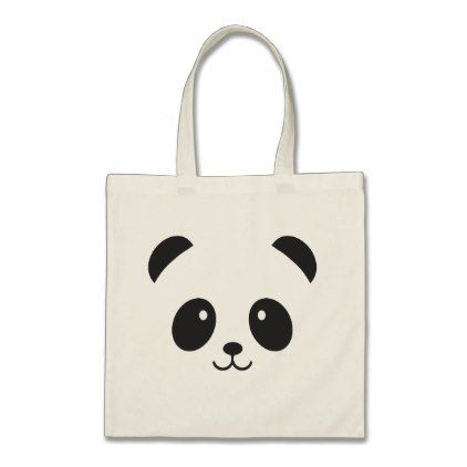 Cute and Cuddly Panda Tote Bag | Zazzle.com | Funny tote bags .