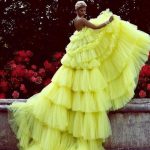 Amazing Yellow Layered Tulle Prom Gowns 2019 Hippie Style .