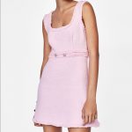 Zara Dresses | Pink Tweed Dress | Poshma