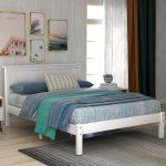 Harper and Bright Designs White Twin Seeley Platform Bed with .