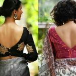 9 Designer Back Neck Blouse Designs for your Sarees and Leheng