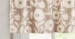 Amazon.com: Curtain Valances for Windows 15 inch Length Floral .