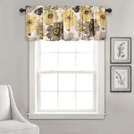 Amazon.com: Lush Decor Floral Window Curtain Valance, 18" L .