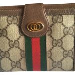 Gucci Brown Gg Monogram Wallet 77% off retail | Gucci wallet .