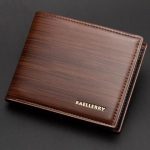 Baellerry Small Wallet Men Leather Slim Purse Famous Brand Thin .