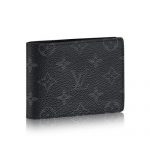 Black louis vuitton wallet men card leather wallets for men .