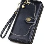New Vintage Button Phone Wallets Women Wallet Woman Purse Leather .