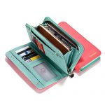 Aqua Pink Women Lady Leather Wallet Purse Credit Card (With images .