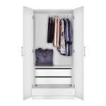 Alta Wardrobe Cabinet - 3 Interior Drawers | Contempo Spa