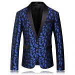 Pattern Printed Slim Fitted Prom Blazers (With images) | Mens .