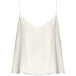 Raey Deep V-neck silk cami top found on Polyvore featuring tops .