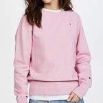 Pink Champion Sweatshirt | Cute Winter Tops for Women | Casual .