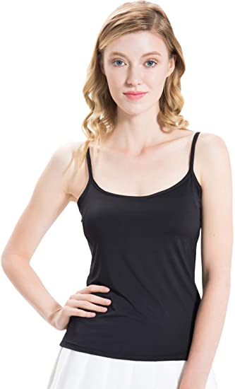 Women Camisole with Built in Padded Bra at Amazon Women's Clothing .