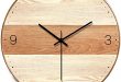 Amazon.com: Wall Clock Simple Modern Design Wooden Clocks for .