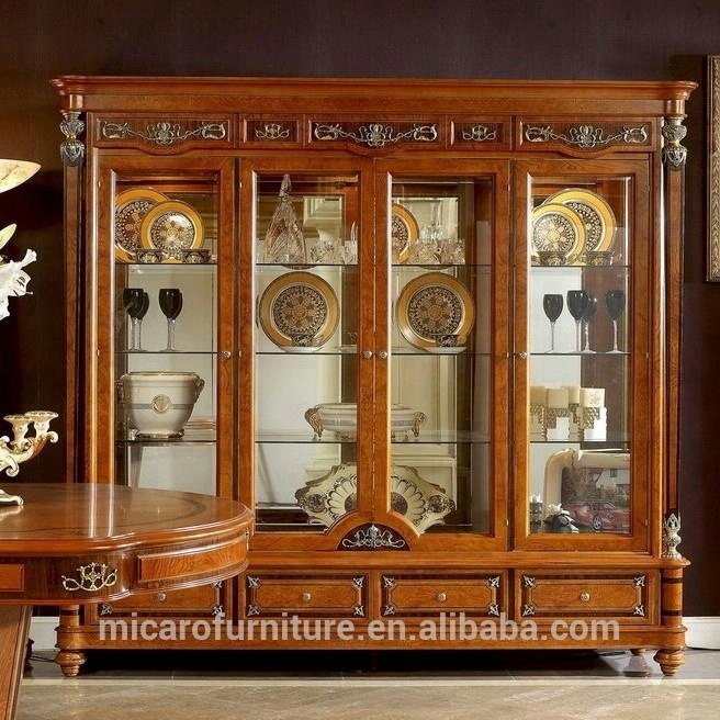 2017 Latest Italian Antique Classic Living Room Glass Display .