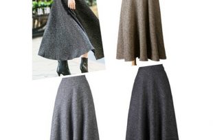 New Quality Winter Skirt 2017 Autumn Fashion Women's Long Woolen .