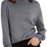 Woolen Bloom Women's Turtleneck Sweater Pullover Lightweight Long .