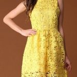 Yellow #Lace #Dress