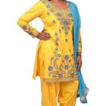 glace cotton Yellow Designer Salwar Suit, Rs 2100 /piece Punjabi .