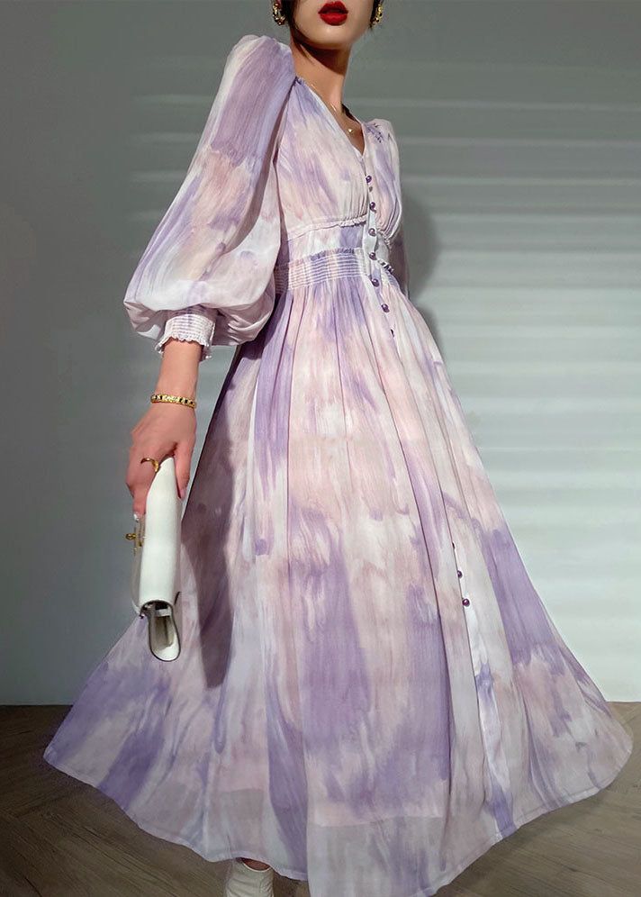 Regal Elegance: Command Attention in a Purple Dress