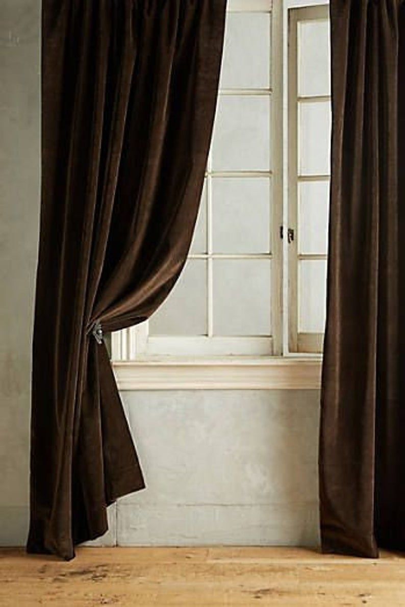 Warm Ambiance: Add Comfort with Brown Curtains