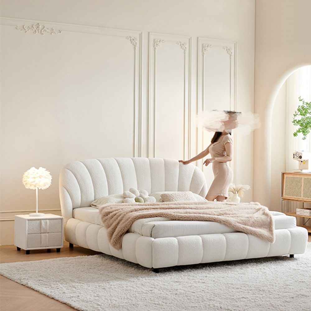 Serene Slumber: Relax in Style with White Bed Designs