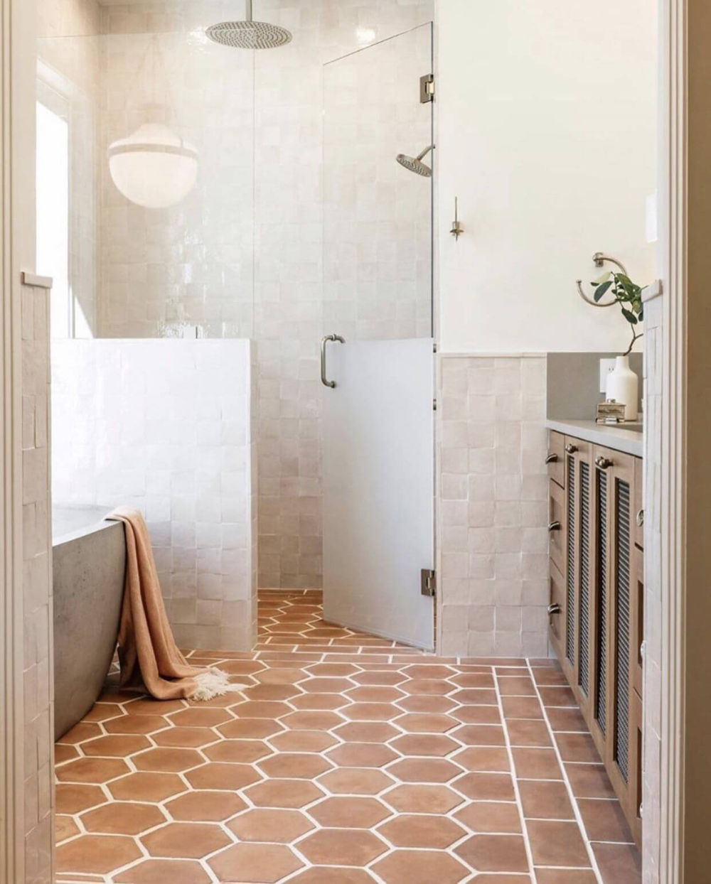 Trendy Bathroom Floor Tiles: Enhancing Your Bathing Oasis