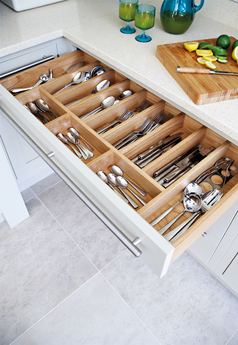 Efficient Organization: Stylish Storage with Kitchen Drawers