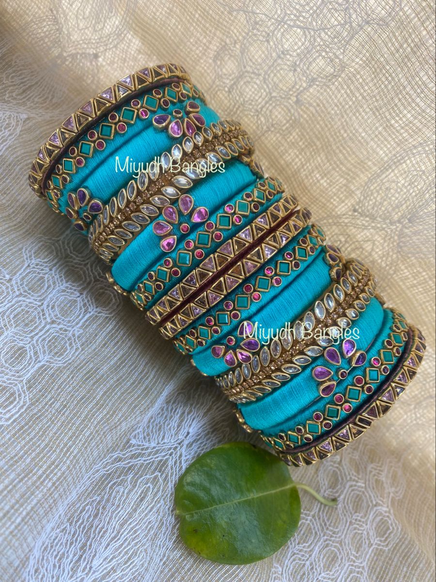 Traditional Elegance: Adorning Yourself with Silk Thread Bangles