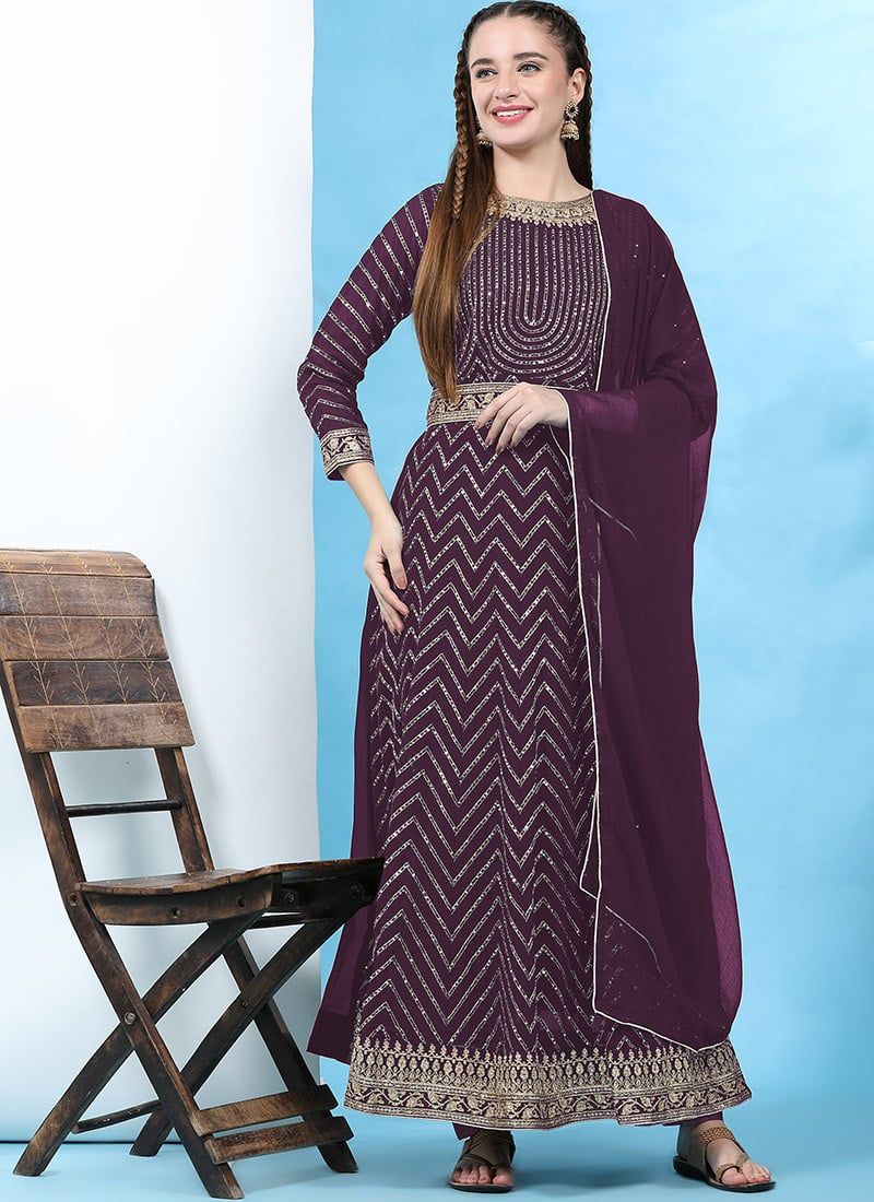 Radiant in Purple: Embracing Purple Salwar Suits for Every Occasion