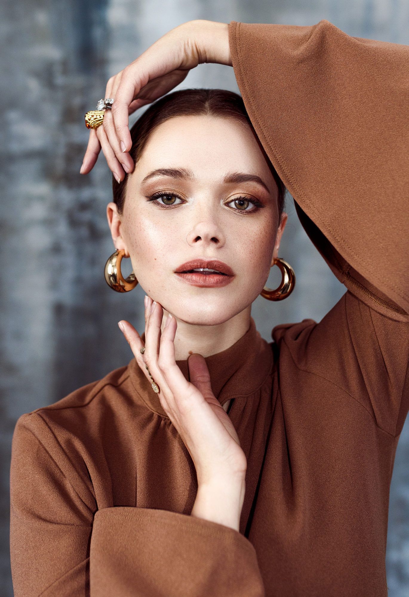 Elegant Essentials: Brown Blouse Designs for Sophisticated Style