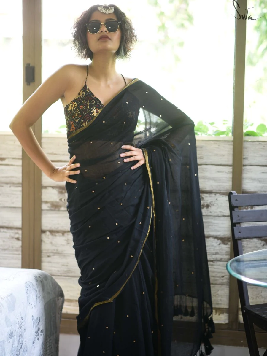 Shimmer and Shine: Sparkling in Sequin Sarees