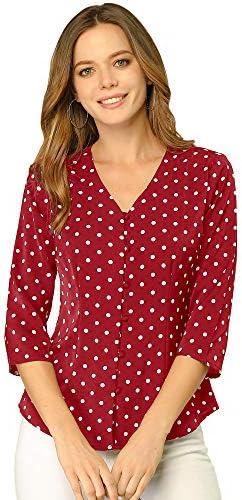 Finding the Perfect Blend: Our Take on Allegra K’s Polka Dot Blouse