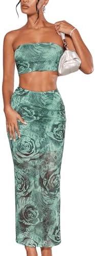 Our Take on the Floral Tube Top and Bodycon Skirt Set