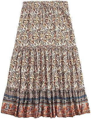 Exploring the Charm: Our Take on Milumia’s Boho Maxi Skirt