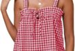 Exploring Summer Vibes with Adorable Gingham Tank Tops