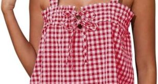 Exploring Summer Vibes with Adorable Gingham Tank Tops