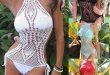 Stylish Criss Cross One-Piece Swimsuit Collection Online