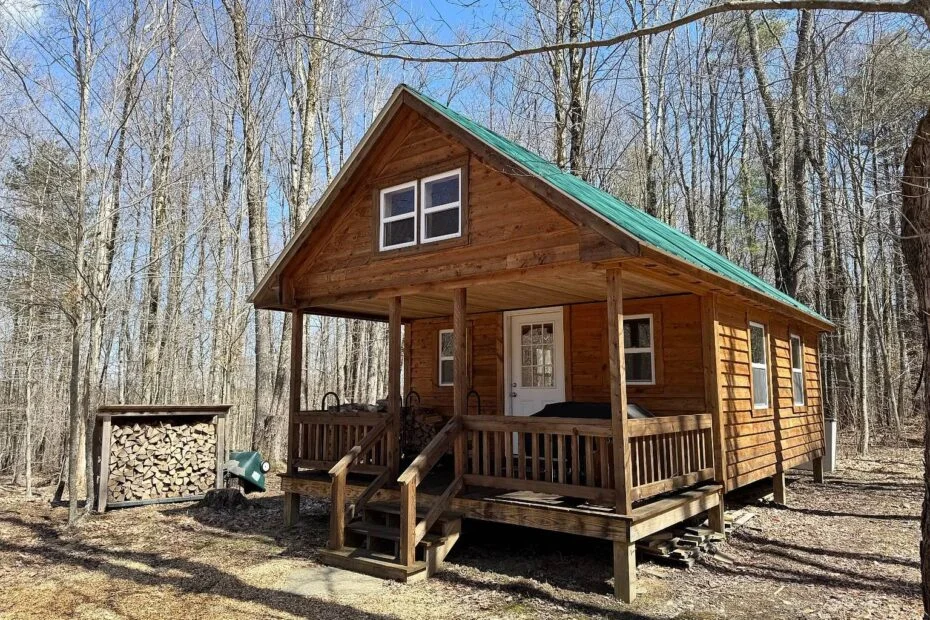 Charming Rustic Cabin on 54.32 Acres for Sale in Milford, New York