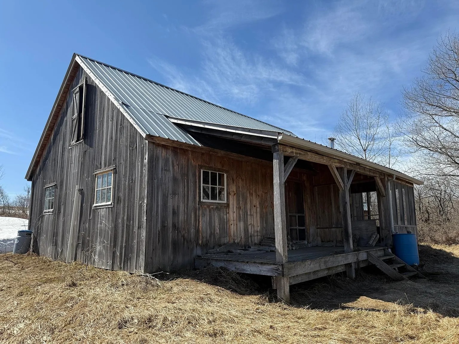 Charming Rustic Cabin on 95.3 Acres in Holland, Vermont for Sale