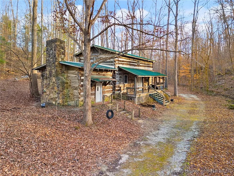 3.11-Acre Rustic Log Cabin – Peaceful and Private Hideaway