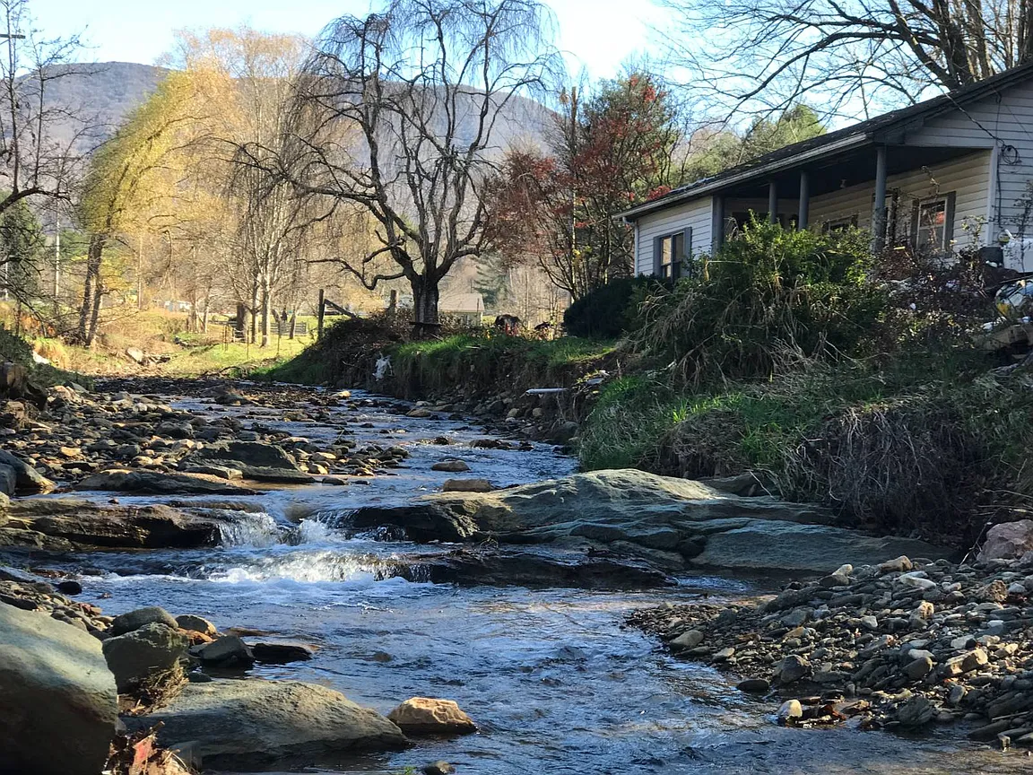 Cozy Mountain Cabin with Stream Access – 2BR/1BA on 1/3 Acre Near Boone, NC
