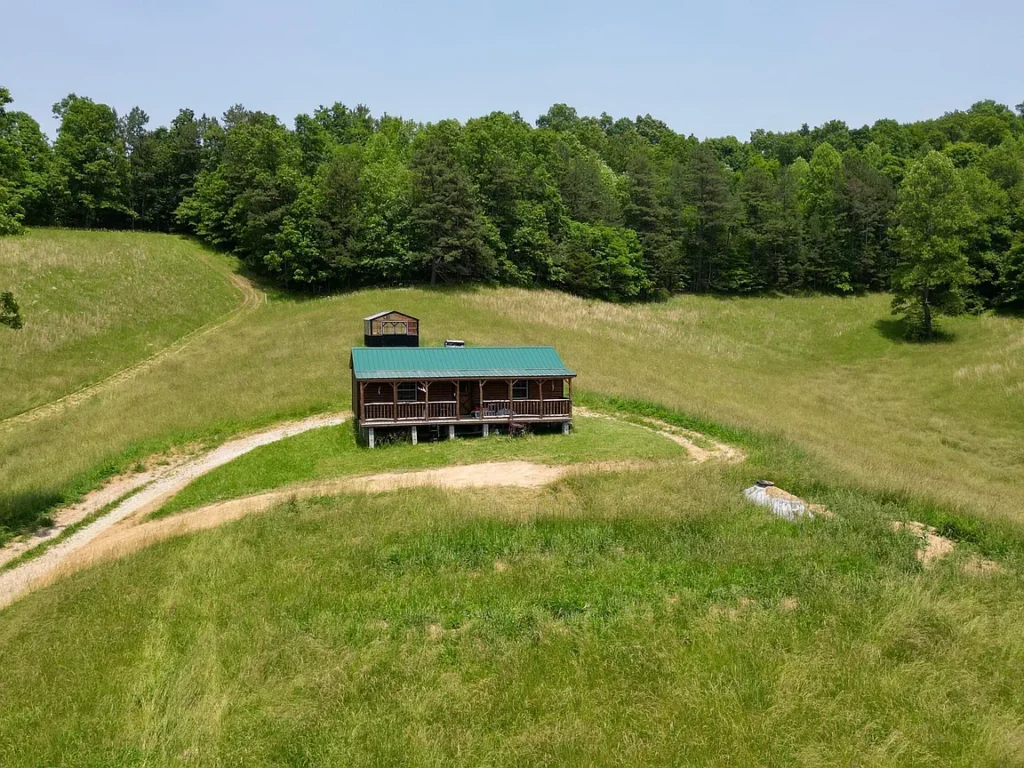Secluded 7.7-Acre Property with Unfinished Cabin