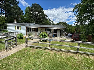 Charming Ranch-Style Home on 4.41 Acres with Pond in Bumpass, VA