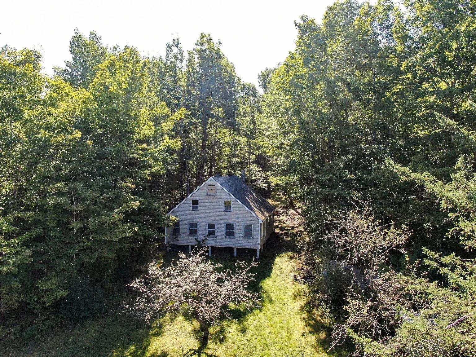 Peaceful 20-Acre Cabin Property in Summit Township, Maine