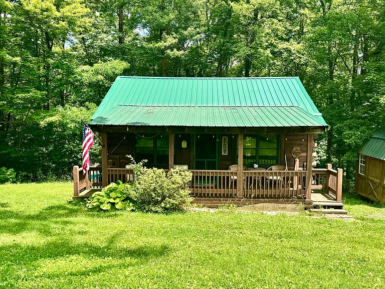 Rustic Log Cabin with Acreage and Privacy in West Virginia