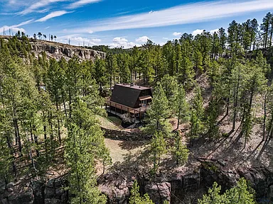 Secluded A-Frame Retreat on 4.78 Acres with Creek and Views